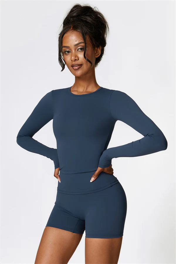Serene Motion Long Sleeve Active Top