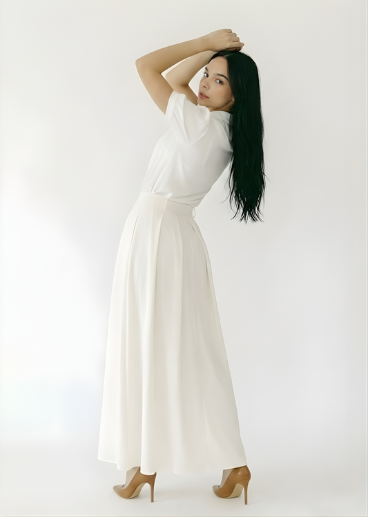 Celina V-Neck Summer Blouse