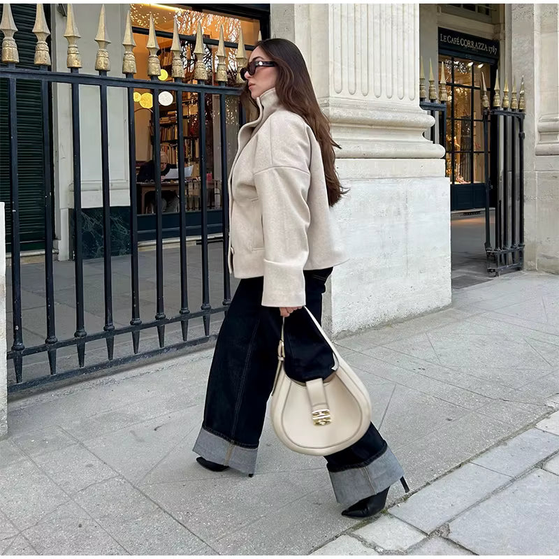 Street Wool Blend City Coat